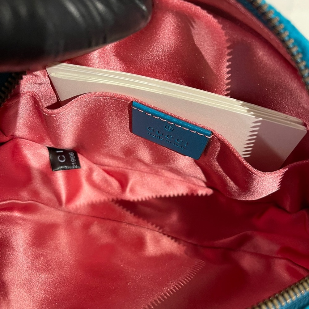 Gucci Marmont Flower Embroidered Belt Bag - Picture 7 of 7